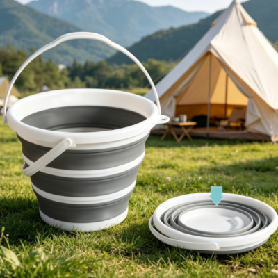 Portable Collapsible Bucket—Essential For Camping, Car Washing, And Outdoor Use