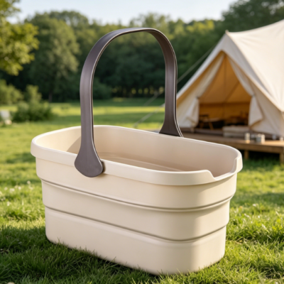 Multi-Functional Collapsible Cleaning Bucket—Suitable For Mopping And Camping