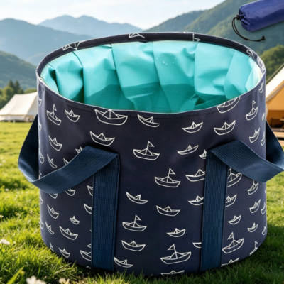 Portable Collapsible Foot Bath—For Travel, Foot Soaking, And Outdoor Camping